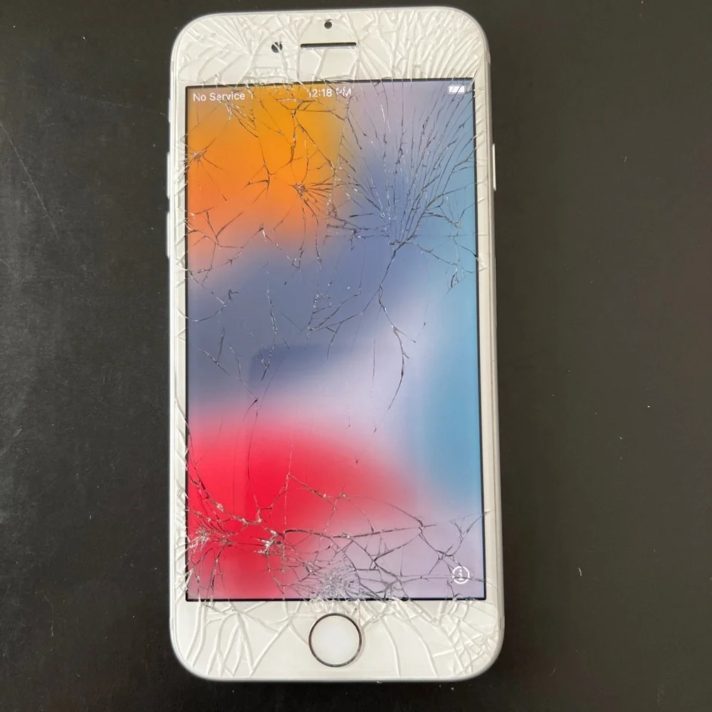 Apple glass cracked